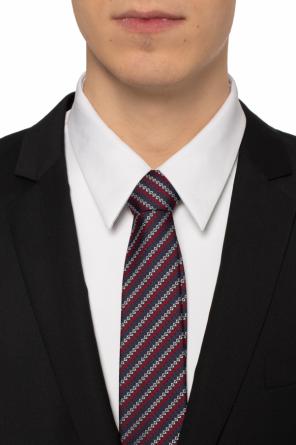 Branded silk tie, zdjęcie 2 Branded silk tie od Gucci